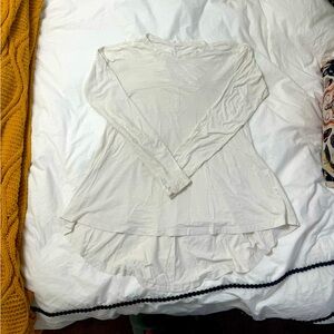 Lululemon White Long sleeve Shirt